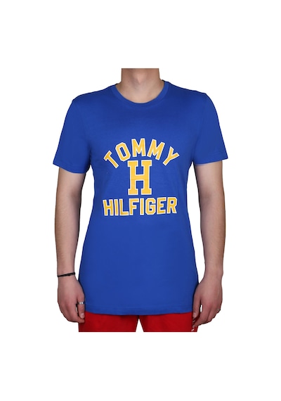 Tommy Hilfiger Tommy Hılfıger Erkek T-shırt 09t4274-433 09t4274-433 Mavi