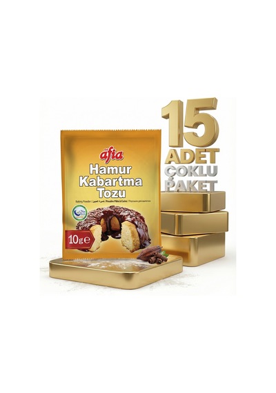 Afia Hamur Kabartma Tozu Poşet 15x10lu