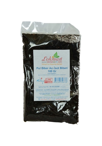 Pul Biber Acı İsot Biberi 100 Gr Paket