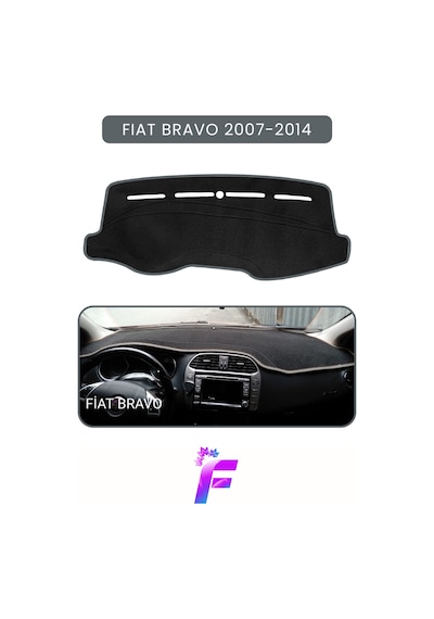 Fıat Bravo 2007-2014 Araca Özel Torpido Örtüsü Ön Göğüs Kılıfı Tam Koruma Oto Aksesuar E26