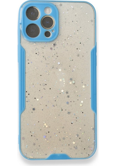Nettech Apple Uyumlu  iPhone 12 Pro Max Platin Simli Arka Koruma