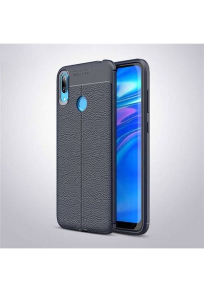 Huawei Y7 Prime 2019 Kılıf Zore Niss Deri Desenli Silikon Kılıf