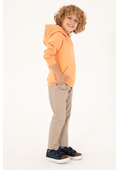 U.S. Polo Assn. Erkek Çocuk Kavun Basic Kapüşonlu Sweatshirt 50295161-VR202