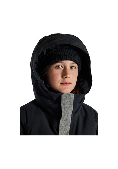 Burton Burton Covert 20 2l Erkek Çocuk Siyah Snowboard Ceketi True Black/bog Heather