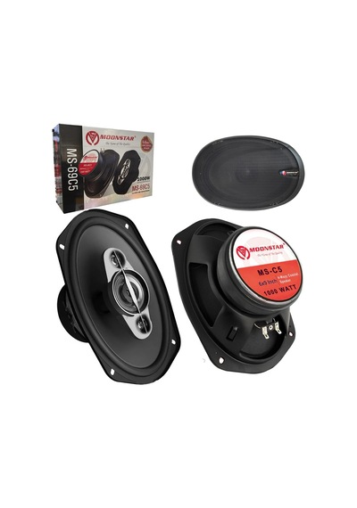 Oto Hoparlör Oval 1000w 2 Adet Kapaklı Moonstar Ms-69c5