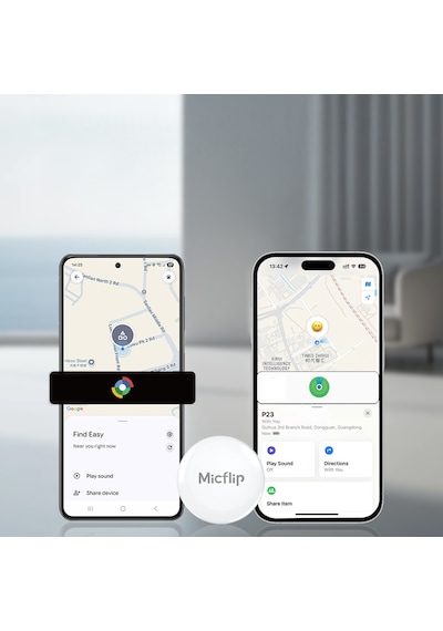 Micflip P23 Smart Tag Akıllı Takip Cihazı Beyaz