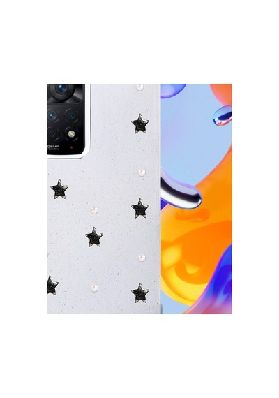 Xiaomi Redmi Note 11 Pro Fiyonk Desenli Kapak - Desen 7 Evimdeyokyok Şeffaf