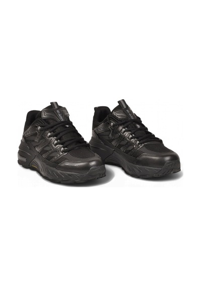 Mc Jamper Bağcıklı Kauçuk Taban Ortopedik Siyah Erkek Yürüyüş Ve Spor Ayakkabı Sneaker 2427