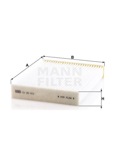 MANN CU25012 Polen Filtresi Dokker 12- Lodgy 12- / X-Traıl 13-