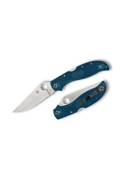 Spyderco Stretch 2 Xl Blue Frn K390 Plainedge Kamp Çakı Mavi