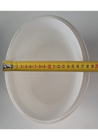 3 Litre Plastik Kova - Beyaz - 3 Lt Saplı - Sızdırmaz Kilitli Çok Amaçlı Kapaklı Kova - Boya Kovası , Zeytin Kovası , Saksı Vb Alanlarda Kullanılabili Çok Renkli