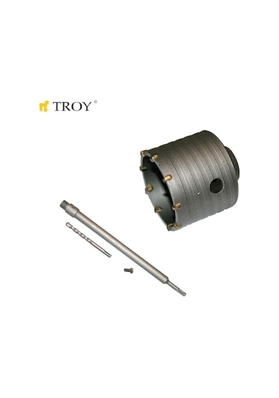 Troy 27464 Elmas Beton Panç 73mm + Adaptör 400mm