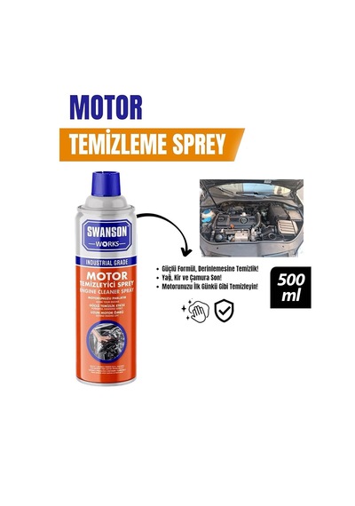 24 Adet Motor Temizleme Sprey 500 Ml 5492