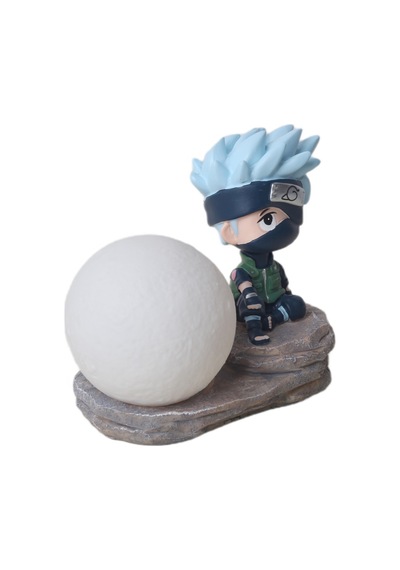 Naruto Kakashi Hatake Uzamaki Gece Lambası Biblo Dekoratif Ürün Ev Ofis Yeni Yıl Doğum Günü Hediyesi 15 Cm
