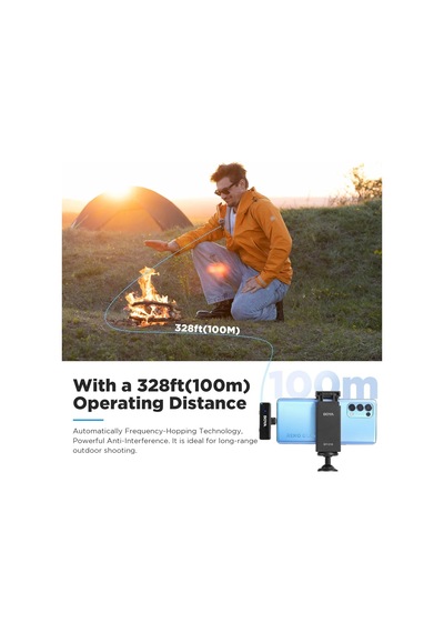 Boyalink All-in-one Çift Kanal Kablosuz Mikrofon Standart