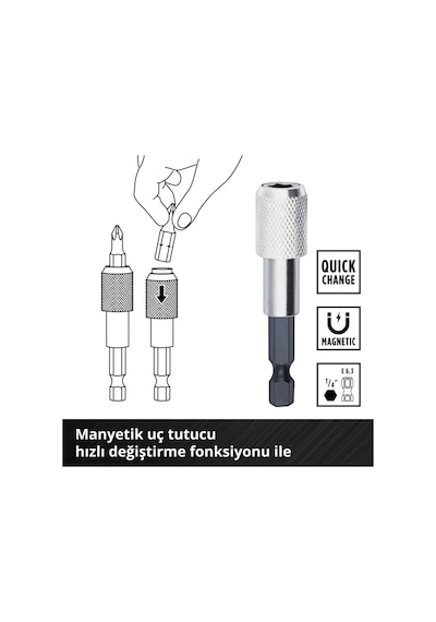 Einhell M-CASE 33 Parça Uç Seti - 49118903