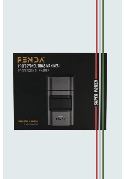 Fenda - Profonyonel Sakal Kesme Makinesi Elekli - Fndsklks0006 Gri 1 Saat