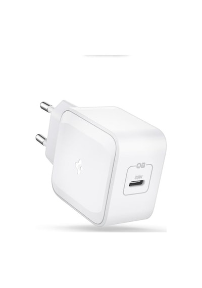 Spigen PowerArc ArcStation Pro 30W Hızlı Şarj Cihazı Gallium Nitride USB-C PD Beyaz PE2008 - ACH02077 Spigen PowerArc ArcStation Pro 30W Hızlı Şarj Cihazı Gallium Nitride USB-C PD Beyaz PE2008 - ACH02077