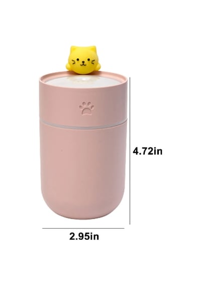 Isınan Kedi Mini Usb Sessiz Hava Nemlendiricisi