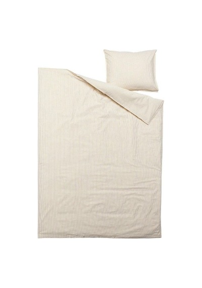 Ikea Bergpalm Tek Kişilik Nevresim Takımı 150 X 200 Cm Sarı - Beyaz