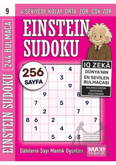 Einstein Sudoku 9 Maxi Yayıncılık