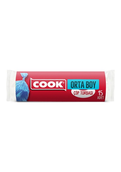 Cook Çöp Torbası Orta Boy 15'li