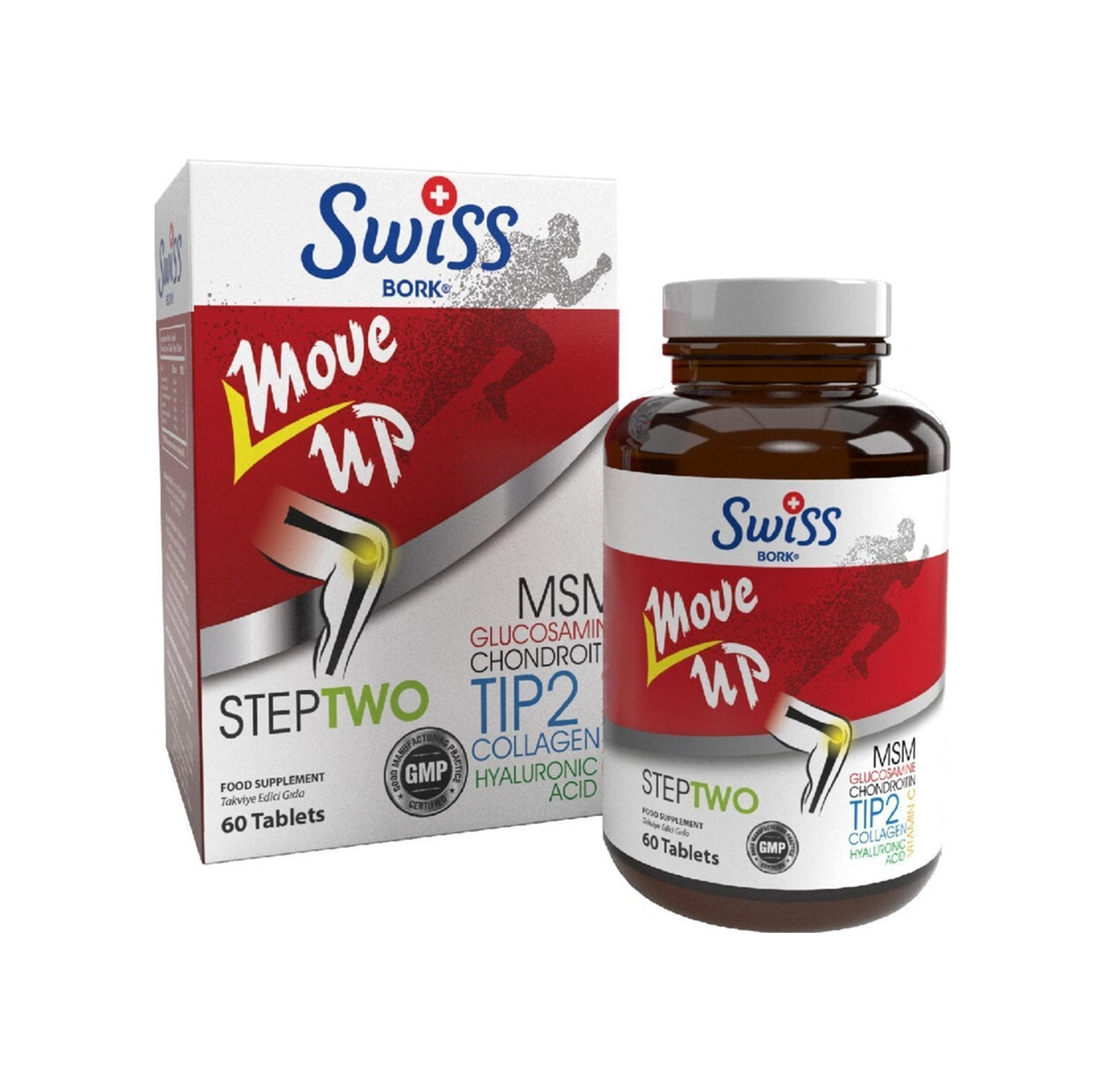 Swiss Bork Move Up Step2 Glocosam 60 Tablet