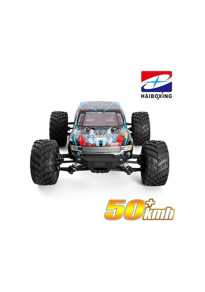 Haıboxıng Rc 1/12 903 Vanguard 50+ Km/h Sürat 4x4 Uzaktan Kumandalı Rc Model Araba Rtr Elektrikli 4wd Offroad Truck Mavi