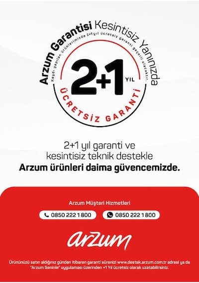 Arzum AR4075 Pronto Lux 2‘si 1 Arada 800 W 1.5 LT Toz Hazneli Dikey Elektrikli Süpürge