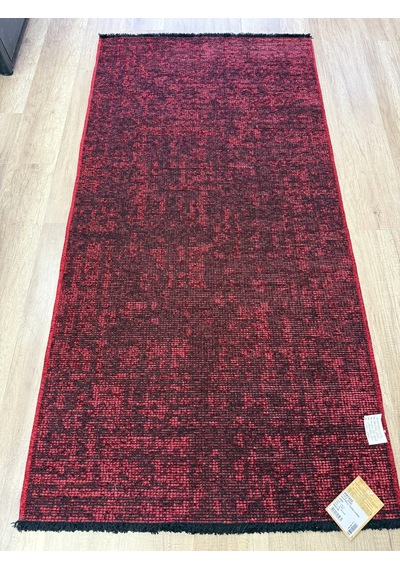 Hoom Rugs Vintage Vtg 115 Bordo Dekoratif Yıkanabilir Kilim Bordo