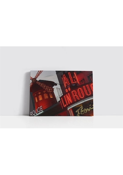 Fransa Moulin Rouge Kanvas Tablo-153936