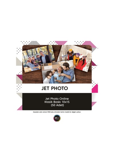 Jet Photo Online Klasik Baskı 10x15 50 Adet 3 Adet