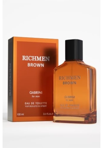 Richmen Brown Eau De Toilette, 100 Ml, Erkek Amber