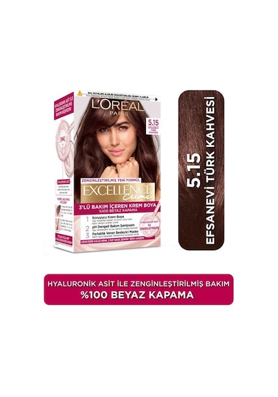 Excellence Creme 5.15 & Beyazlar İçin Kapatıcı Kahverengi Saç Spreyi - Magic Retouch 03 Chatain pktexcrm515scspry-7733