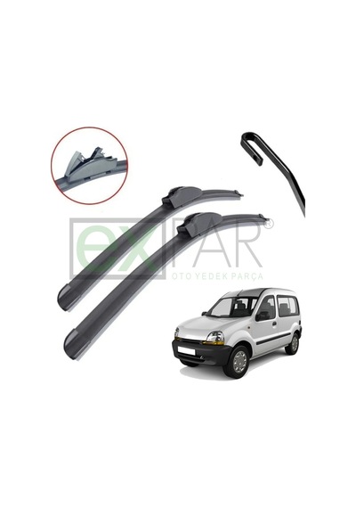 Renault Kangoo Ön Cam Silecek Süpürgesi Takımı 1998 - 2007 Kango Ön Silecek