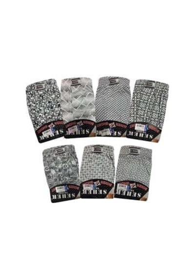Desenli Penye Boxer 10 Lu Paket 001