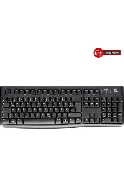 Logıtech K120, 920-002505, Usb Kablolu, Türkçe Q, Standart Klavye