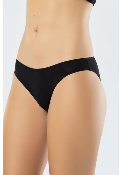 Kadın Likralı Pamuklu Bikini Külot 3'Lü Paket Beyaz - Siyah