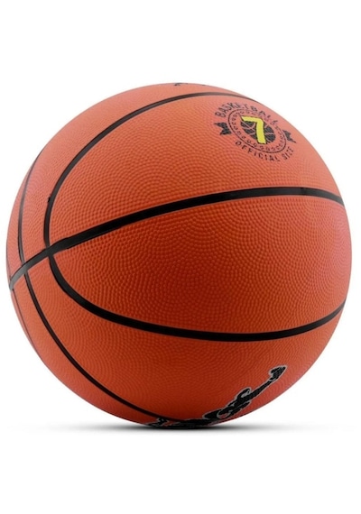 Basketbol Topu Iç Dış Mekan Pompa 7 Numara Turuncu