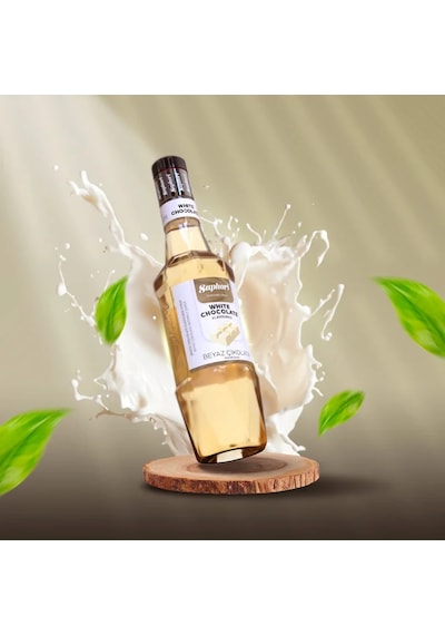 Saphori Beyaz Çikolata Aromalı Kokteyl Şurubu Beyaz Çikolata Şurubu 700 Ml