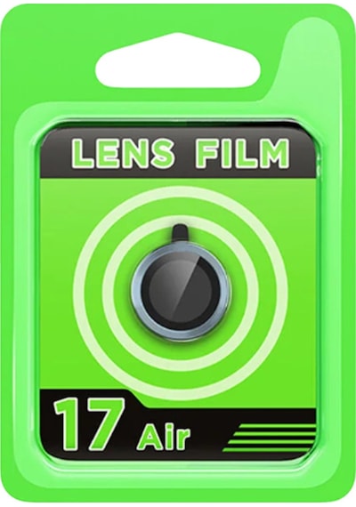 iPhone Uyumlu 17 Air Raze Metal Kamera Lens - Mavi