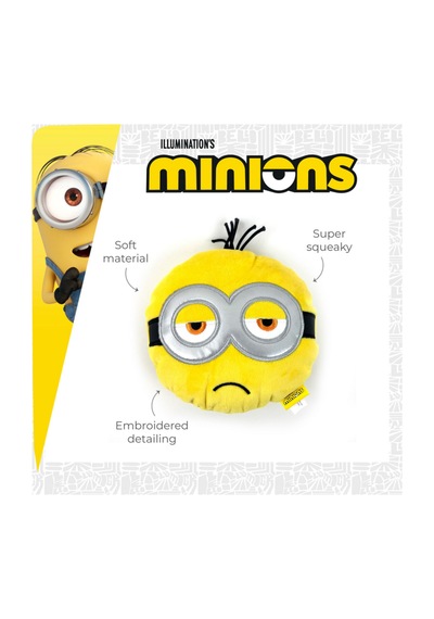 Happy Pet Minions Squeaky Head Kevin Lisanslı Sesli Peluş Köpek Oyuncağı