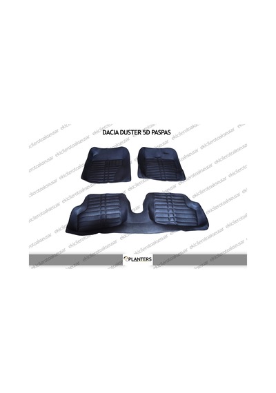 Ekiciler Dacia Duster 5D Siyah Paspas 2010-2020