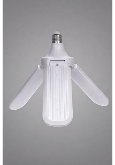 3 Kollu Katlanabilir Pervane Led Ampul E27 Duy Ayarlanabilir Tavan Lambası