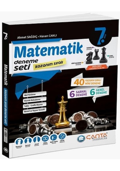 Çanta 2025 7. Sınıf Matematik Kazanım Sıralı Deneme Seti