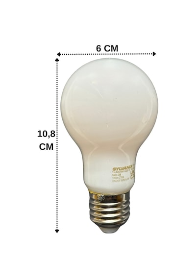 10 Adet Sylvania 9w 75w 2700k Sarı Işık Dim Edilebilir E27 Duylu Kalın Duy Soft Led Ampul
