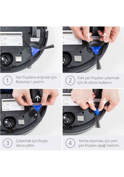 Anker Uyumlu Eufy Robovac 25C Süpürge Yan Fırçası