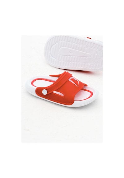 Tonny Black Poıli Taban Logolu Çocuk Unisex Kırmızı Terlik Tbacr896 Kırmızı