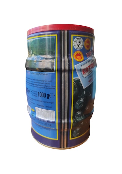 Gemlik Katırlı Köyü Tar-Koop Sofralık Siyah Zeytin 4 x 1 KG