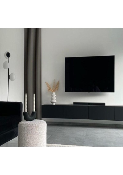 Joy Tv Ünitesi Siyah Tv Altı Modülü